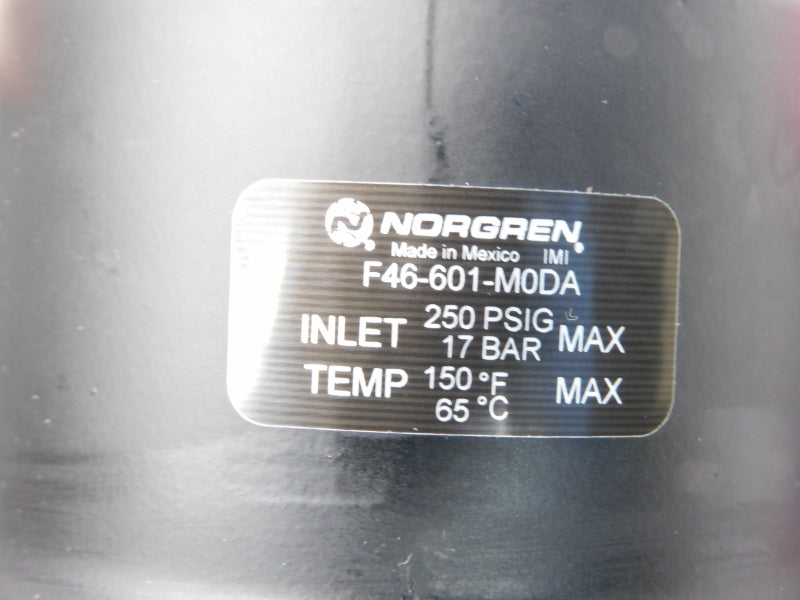 NORGREN F46-601-M0DA 250PSI 3/4" NSMP