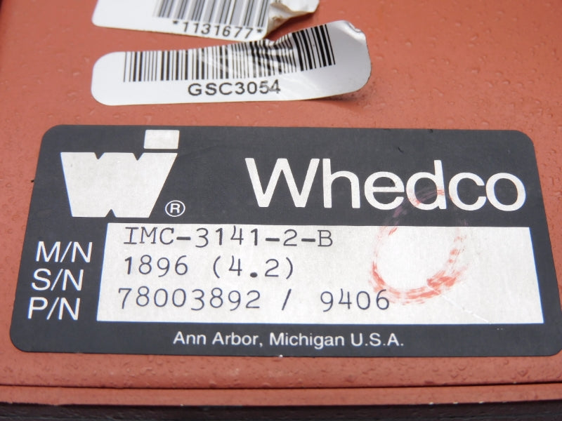 WHEDCO IMC-3141-2-B 78003892/9406 NSNP