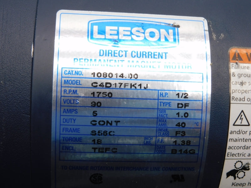 LEESON C4D17FK1J 108014.00 90V 5A UNMP
