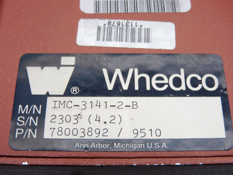 WHEDCO IMC-3141-2-B 78003892/9510 NSNP