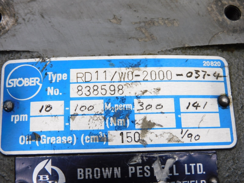 STOBER RD11/W0-2000-037-4 UNMP