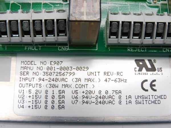 CCTECH 140-0028-0009 REV. D 100-240VAC 3A NSNP