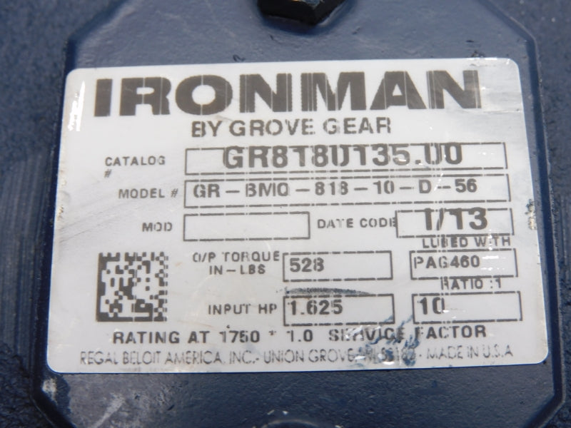 IRONMAN GR-BMQ-818-10-D-56 GR8180135.00 UNMP