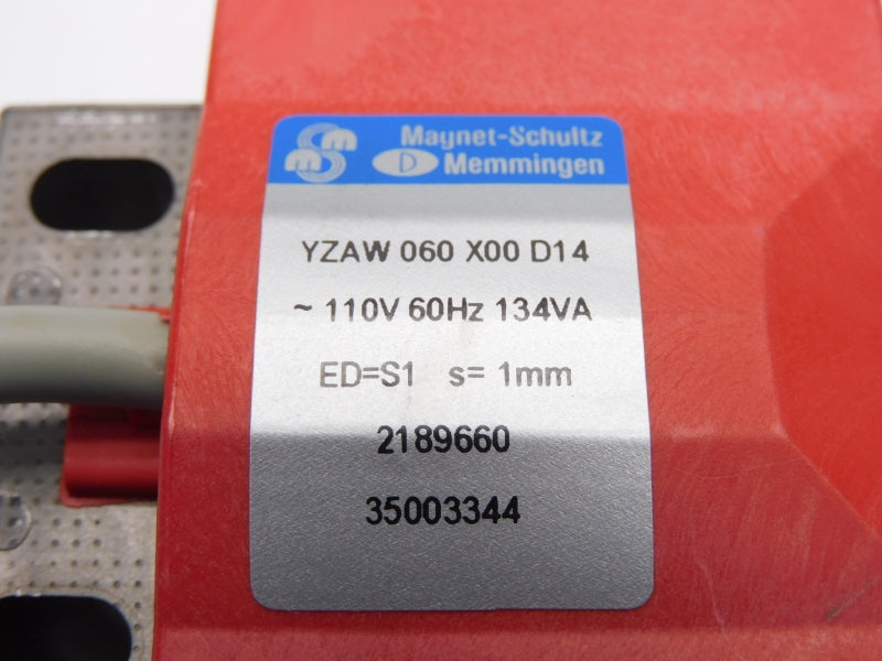 MAGNET-SCHULTZ MEMMINGEN YZAW060X00D14 110V NSNP