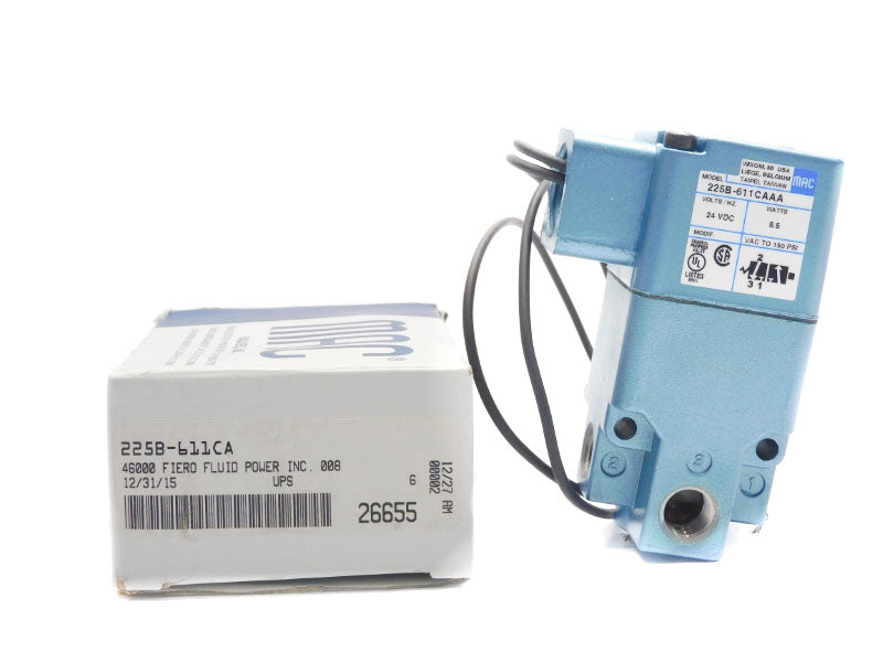 MAC 225B-611CAAA 24VDC 150PSI NSMP
