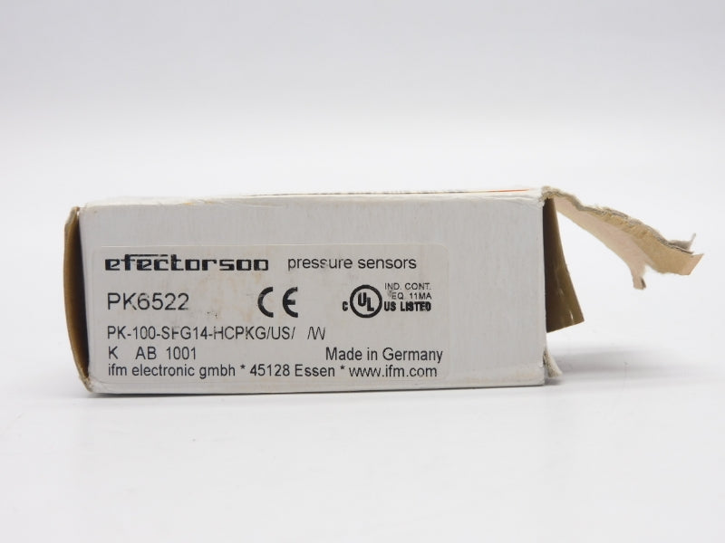 IFM EFECTOR PK-100-SFG14-HCPKG/US//W PK6522 9.6-32VDC 200BAR NSMP