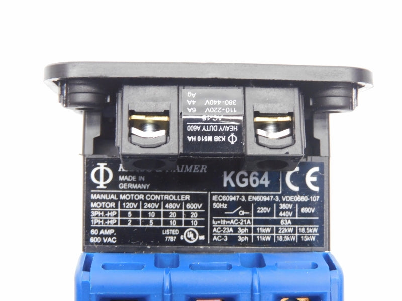 KRAUS&NAIMER KG64B.T103/D-W030.E 690V 63A NSMP
