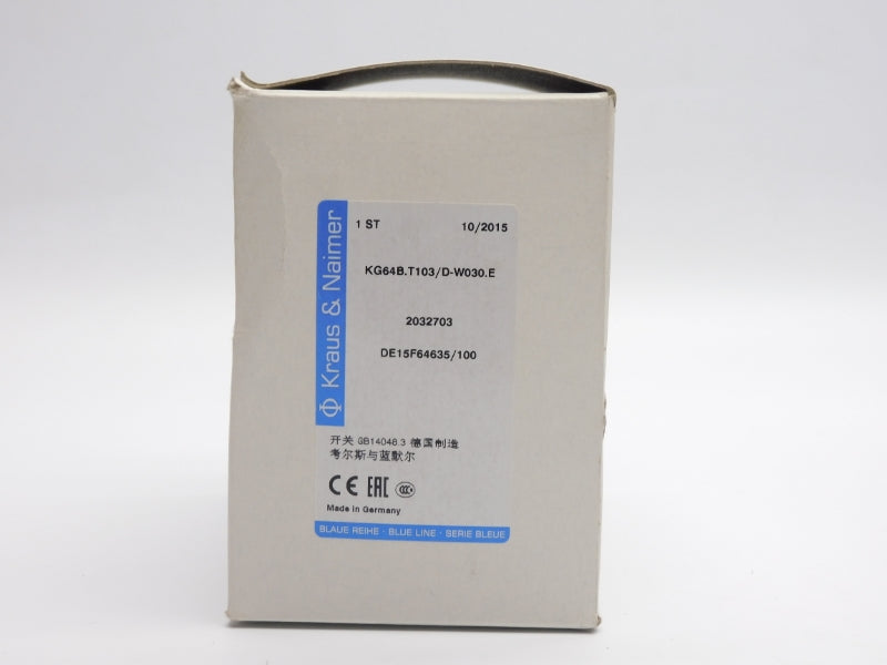 KRAUS&NAIMER KG64B.T103/D-W030.E 690V 63A NSMP