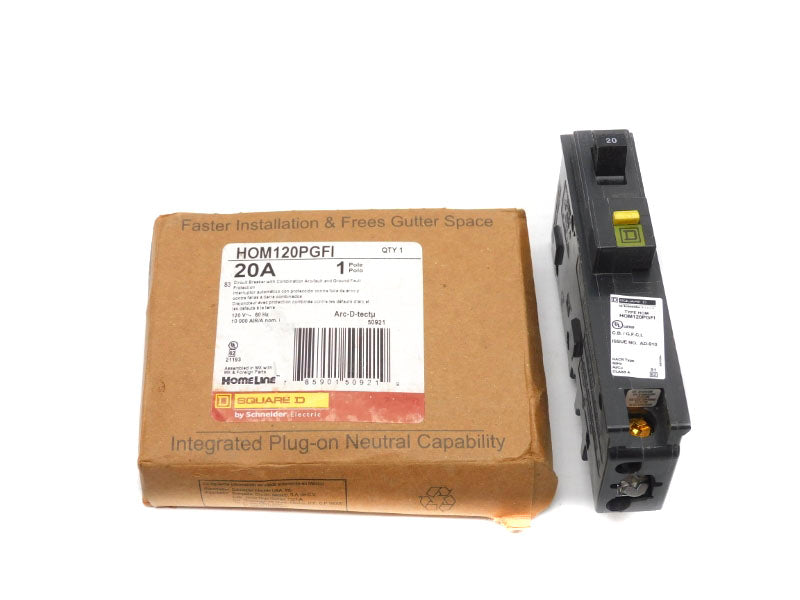 SQUARE D HOM120PGFI 120V 20A NSMP