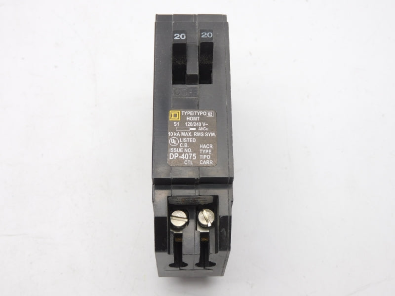 SQUARE D HOMT2020 120/240V 2-20A (PKG OF 10) NSMP