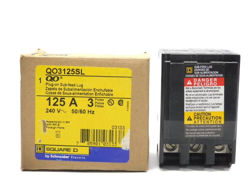 SQUARE D QO3125SL 240V 125A (AS PICTURED) NSMP