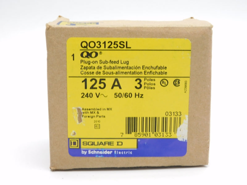 SQUARE D QO3125SL 240V 125A (AS PICTURED) NSMP
