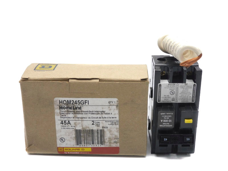 SQUARE D HOM245GFI 120/240V 45A NSMP