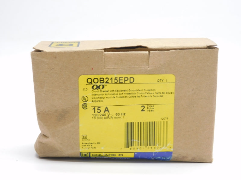 SQUARE D QOB215EPD 120/240V 15A NSMP