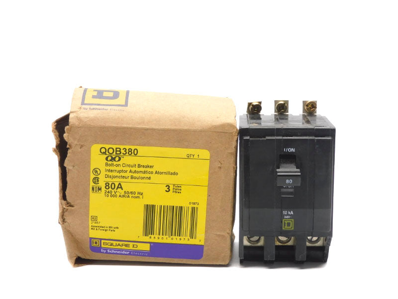 SQUARE D QOB380 240V 80A (AS PICTURED) NSMP