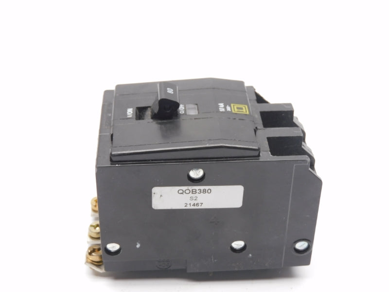 SQUARE D QOB380 240V 80A (AS PICTURED) NSMP