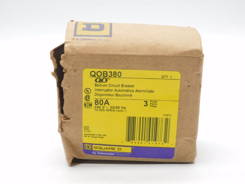 SQUARE D QOB380 240V 80A (AS PICTURED) NSMP
