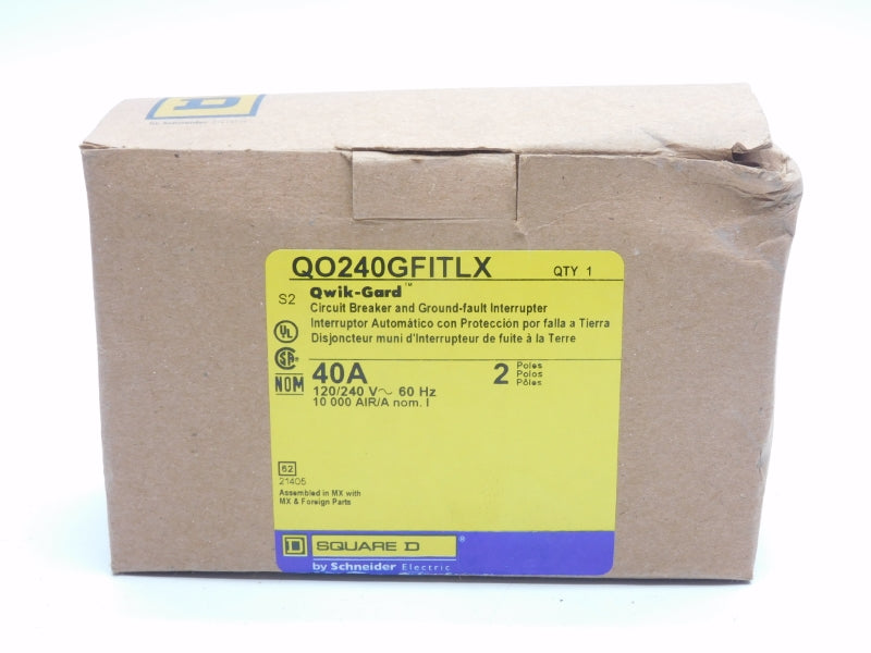 SQUARE D QO240GFITLX 120/240V 40A NSMP