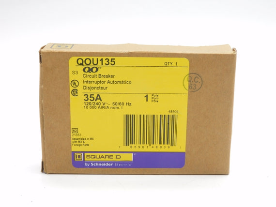 SQUARE D QOU135 120/240V 35A NSMP
