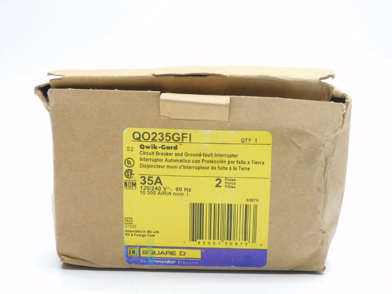 SQUARE D QO235GFI 120/240V 35A (AS PICTURED) NSMP