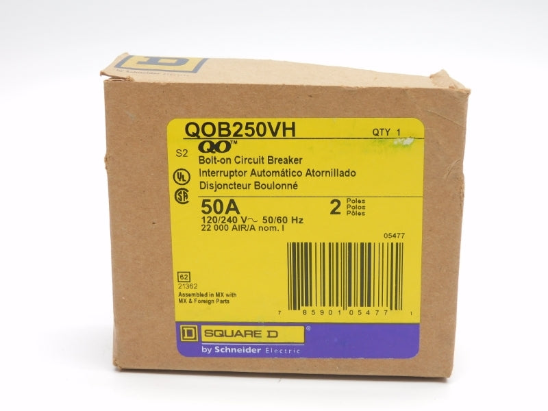 SQUARE D QOB250VH 120/240V 50A (AS PICTURED) NSMP