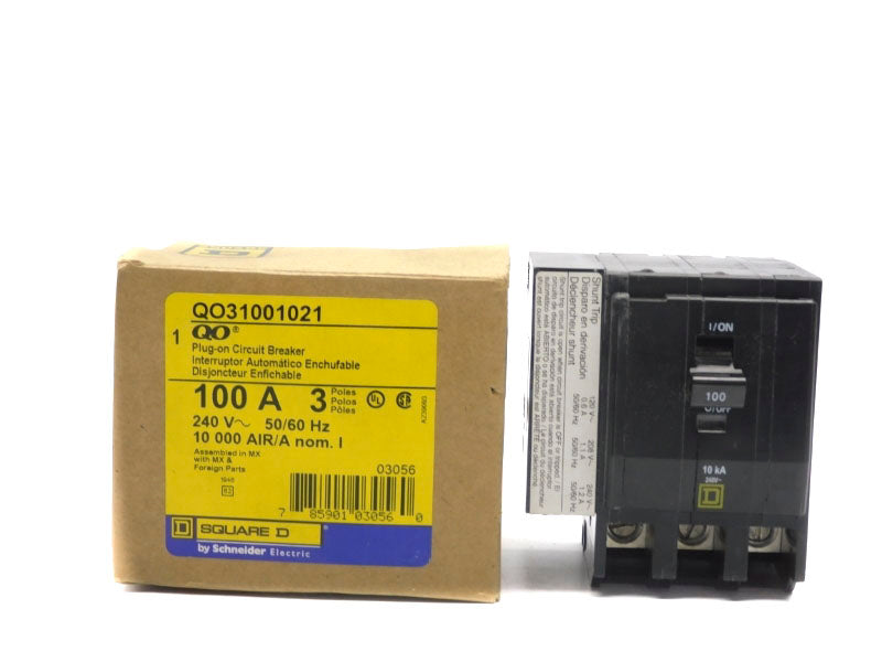 SQUARE D QO31001021 240V 100A NSMP