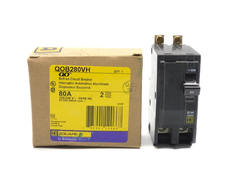 SQUARE D QOB280VH 120/240V 80A NSMP