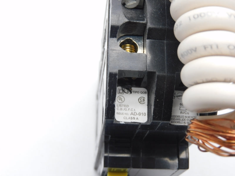 SQUARE D QOB240GFI 120/240V 40A UNMP