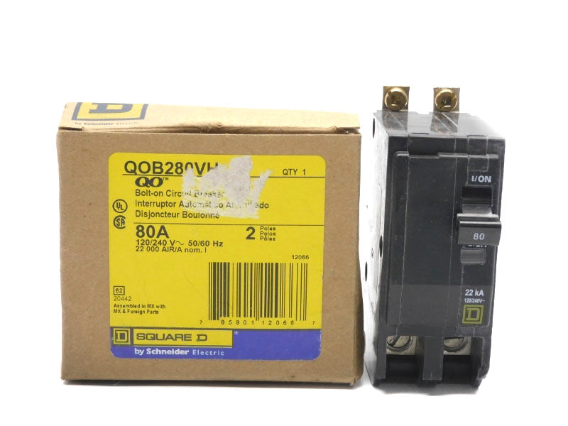 SQUARE D QOB280VH 120/240V 80A (AS PICTURED) NSMP