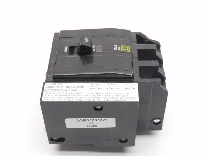 SQUARE D QOB31001021 240V 100A (AS PICTURED) NSMP