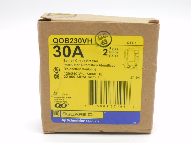 SQUARE D QOB230VH 120/240V 30A (AS PICTURED) NSMP