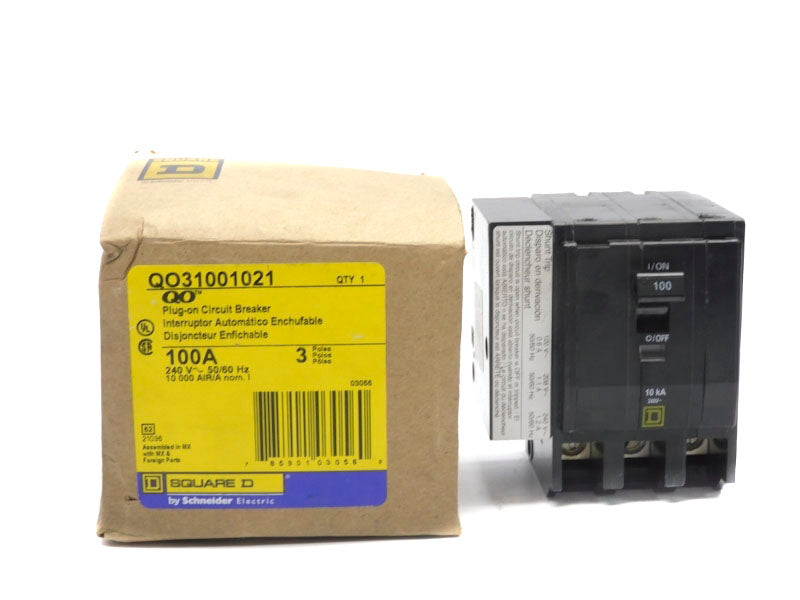 SQUARE D QO31001021 240V 100A (AS PICTURED) NSMP