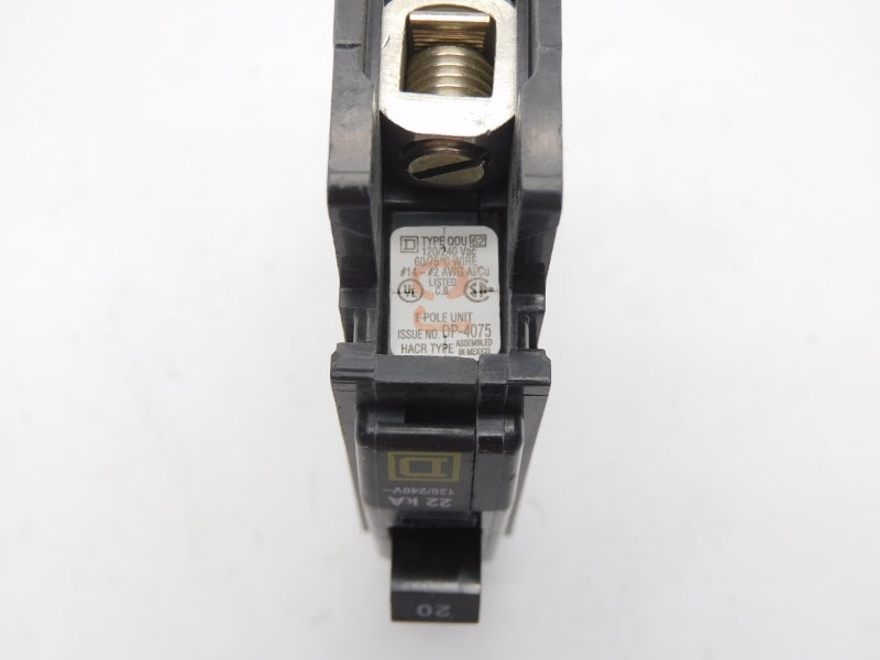 SQUARE D QOU120VH 120/240V 20A NSMP