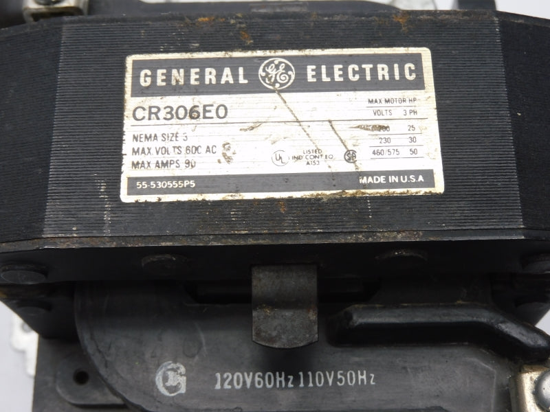 GENERAL ELECTRIC CR306E0 110/120V 90A UNMP