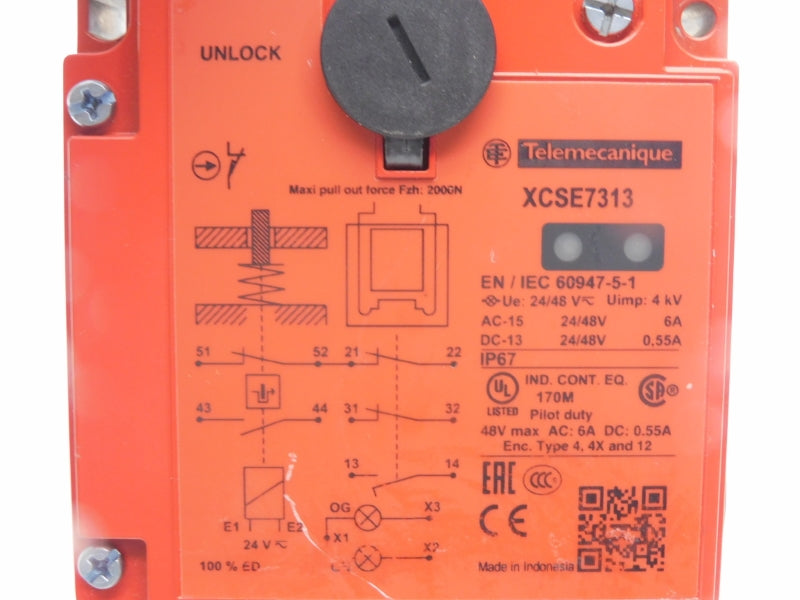 TELEMECANIQUE XCSE7313 24/48V 6A (NO KEY) NSNP