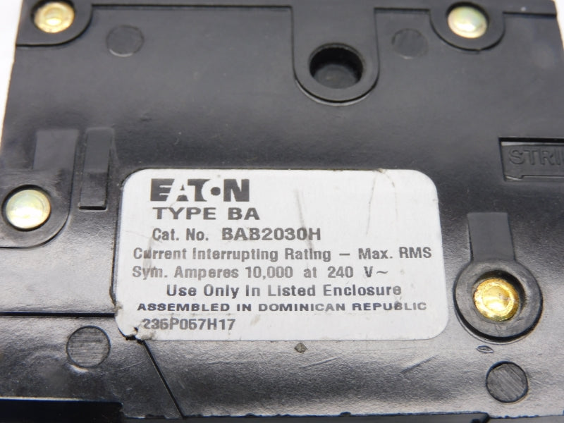 EATON BAB2030H 240V 30A UNMP