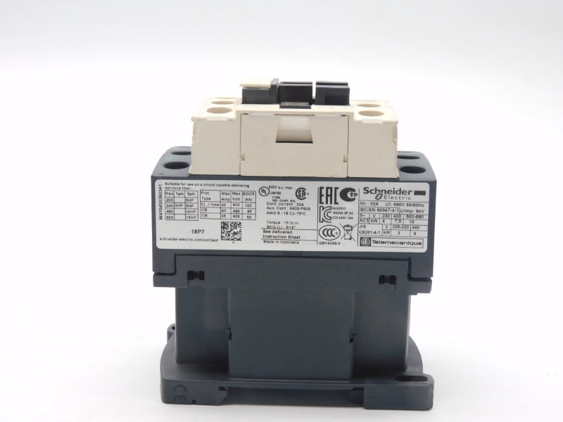 SCHNEIDER ELECTRIC LC1D18P7 230V 32A NSNP