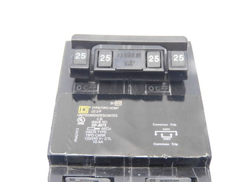 SQUARE D HOMT2525225CP 120/240V 25/25A NSNP