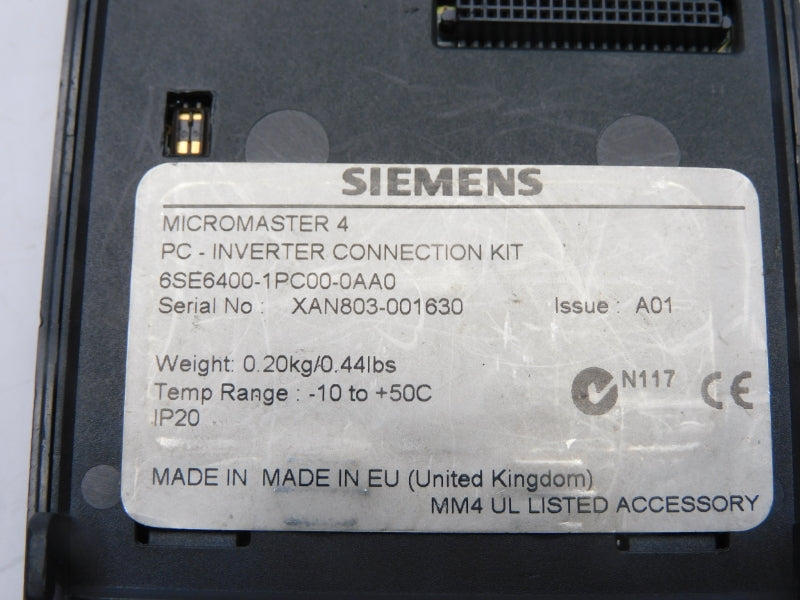 SIEMENS 6SE6400-1PC00-0AA0 UNMP