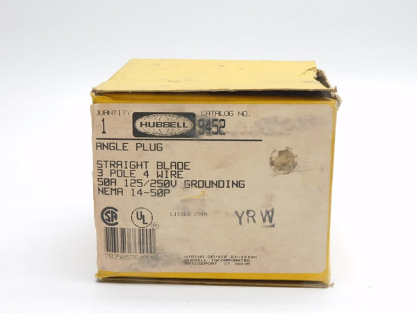 HUBBELL 9452 125/250V 50A NSMP