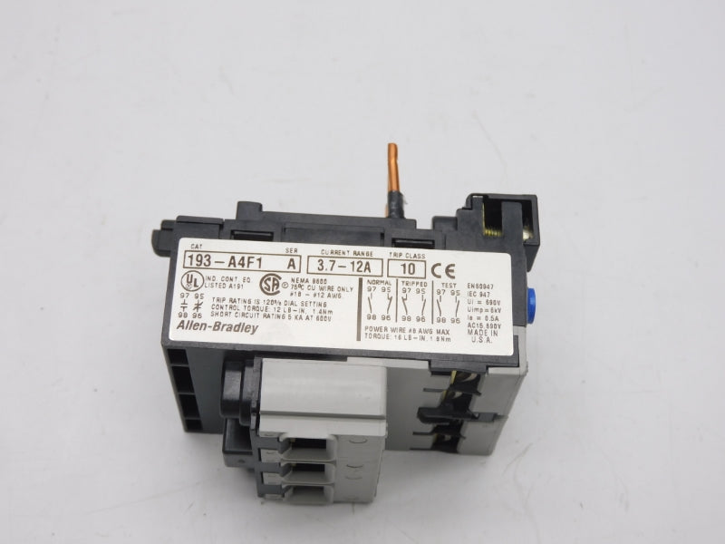 ALLEN BRADLEY 193-A4F1 SER. A 690V 3.7-12A UNMP