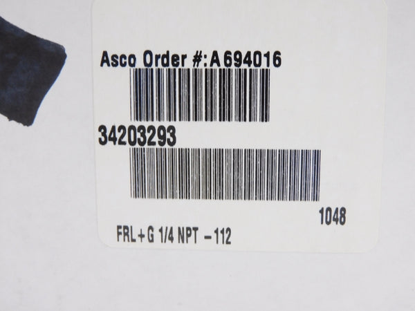 ASCO 34203293 16BAR 1/4" NSMP