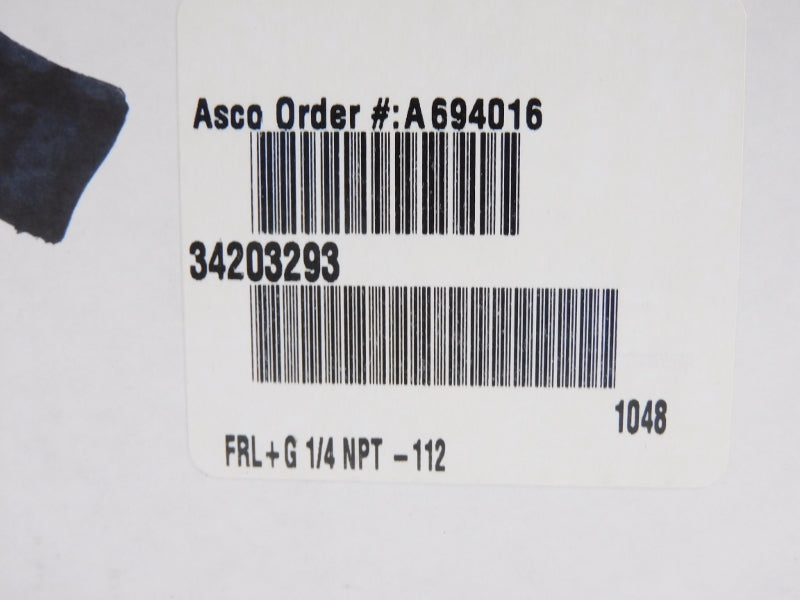 ASCO 34203293 16BAR 1/4" NSMP