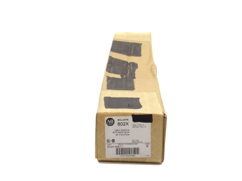 ALLEN BRADLEY 802X-WS17 SER. B (BR/WH) NSFS