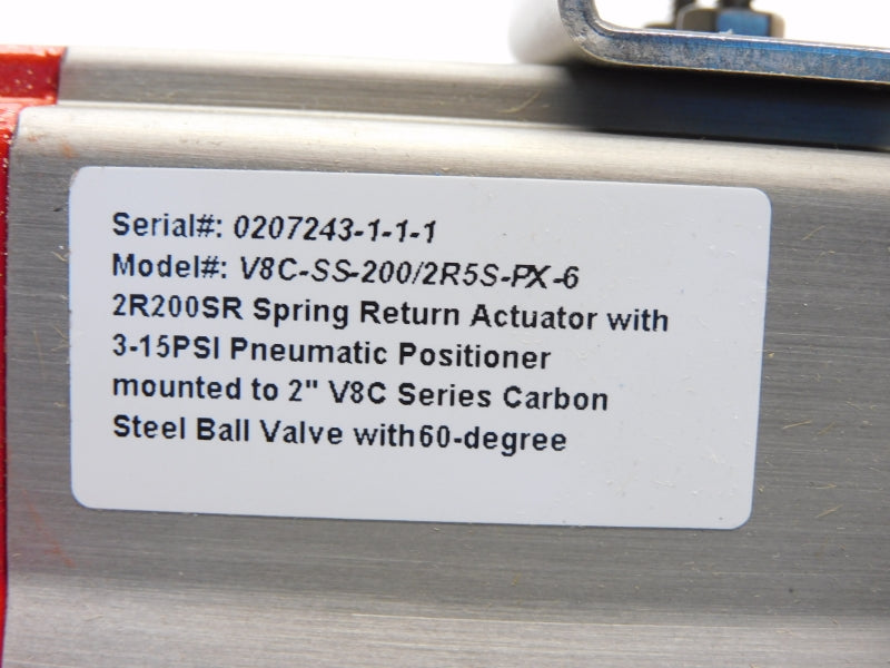 TRIAC V8C-SS-200/2R5S-PX-6 3-15PSI 2" NSNP