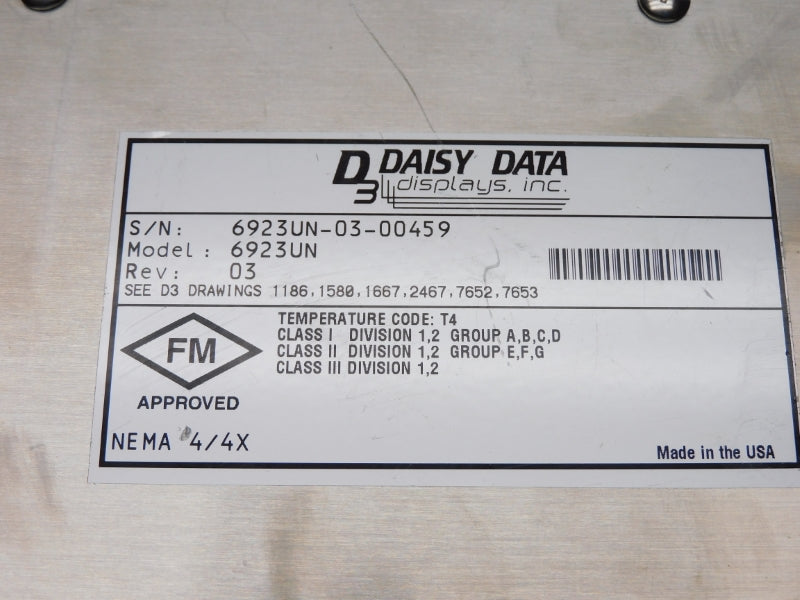 DAISY DATA DISPLAYS 6923UN NSNP