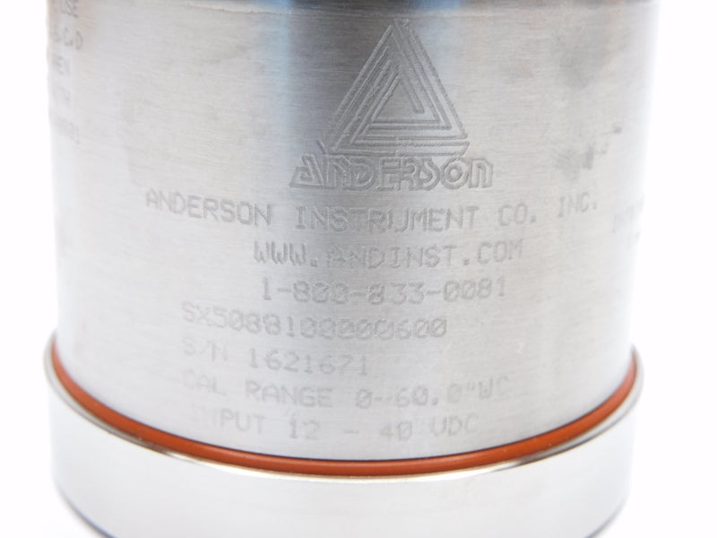 ANDERSON INSTRUMENT SX5088100000600 12-40VDC 0-60.0"WC NSMP