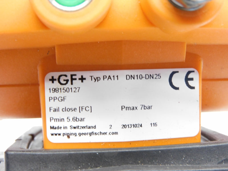 GEORGE FISCHER 198150127 PA11 DN10-DN25 7BAR (AS PICTURED) NSNP