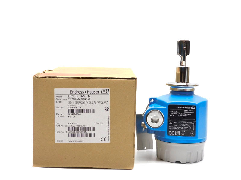 ENDRESS+HAUSER FTL50H-ATC2AD4E5B 943492-9000 19-253VAC 6A F/W V01.00.01 NSMP