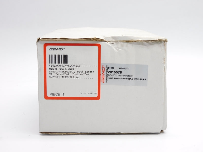 GEMU 1434000Z1A071A001S01 2015578  24VDC 8.0BAR NSMP